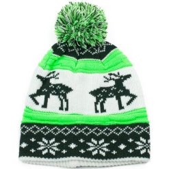 Czapka damska Skandynawska zielona. Zielone czapki zimowe damskie Art of Polo. Za 32,73 zł.