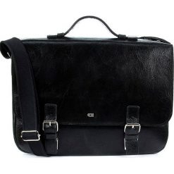 Teczka skórzana unisex na laptopa DAAG Jazzy Wanted 24 czarna - Czarny. Czarne torby męskie skórzane daag, ze skóry. Za 427,99 zł.