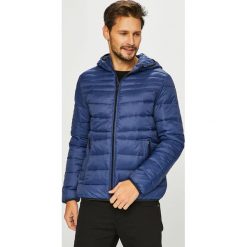 Geox - Kurtka. Niebieskie kurtki męskie pikowane marki Geox, m, z materiału, z kapturem. W wyprzedaży za 399,90 zł.