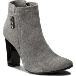 Botki SERGIO BARDI - Alberona FW127282717SW 409. Szare buty zimowe damskie marki Sergio Bardi, ze skóry, na obcasie. W wyprzedaży za 229,00 zł.