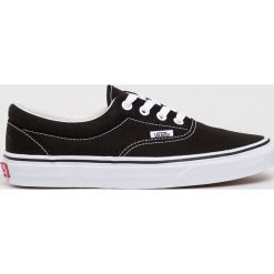 Vans - Tenisówki Era. Czarne trampki i tenisówki damskie Vans, bez wzorów, z gumy, na sznurówki. W wyprzedaży za 219,90 zł.