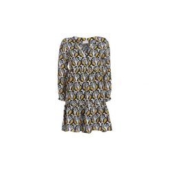 Sukienki krótkie Casual Attitude KARA. Szare sukienki damskie Casual Attitude, na co dzień, s, bez wzorów, casualowe, z dekoltem karo, z krótkim rękawem, krótkie, mini, proste. Za 119,20 zł.