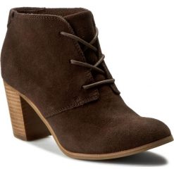 Botki damskie lity: Botki TOMS - Lunata Lace-Up 10008939 Chocolate Brown Suede