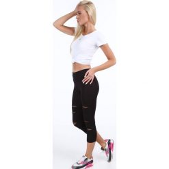 Legginsy z siatką czarne 8746. Czarne legginsy marki Fasardi, s. Za 39,00 zł.