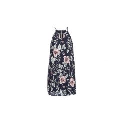 Sukienki krótkie Only ONLNOVA. Niebieskie sukienki damskie marki ONLY, bez wzorów, bez kołnierzyka, z krótkim rękawem, krótkie, mini. Za 129,00 zł.