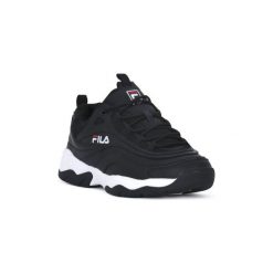 Buty Fila 12A RAY LOW WMN. Czarne trampki i tenisówki damskie Fila, bez wzorów, bez zapięcia. Za 440,09 zł.