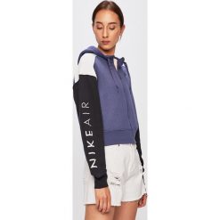 Nike Sportswear - Bluza. Fioletowe bluzy damskie Nike Sportswear, s, bez wzorów, z elastanu, bez rękawów, z kapturem. W wyprzedaży za 249,90 zł.