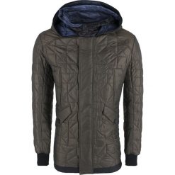 Kurtka Trussardi Jeans. Zielone płaszcze męskie m, z jeansu, klasyczne. Za 629,00 zł.