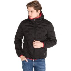 Armani Exchange Kurtka Czarny. Czarne płaszcze męskie Armani Exchange, na jesień, xxl, bez wzorów, z poliesteru, bez kaptura. Za 1506,95 zł.