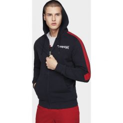 Bluza męska. Bluzy męskie m, bez wzorów, z dzianiny, z kapturem, bez rękawów, z kapturem. Za 169,99 zł.