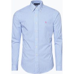 Polo Ralph Lauren - Koszula męska – Slim Fit, niebieski. Niebieskie koszule męskie Polo Ralph Lauren, s, bez wzorów, klasyczne, polo, bez rękawów. Za 469,95 zł.