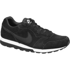 Nike MD Runner II Lth 819834-001. Czarne buty sportowe męskie Nike, ze skóry, bez zapięcia, nike md runner. W wyprzedaży za 219,99 zł.