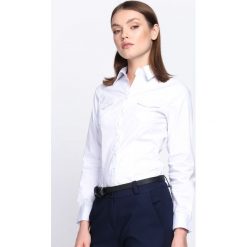 Biała Koszula Adequation. Białe bluzki damskie Born2be, xl, bez wzorów, bez kołnierzyka, bez rękawów. W wyprzedaży za 44,99 zł.