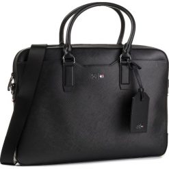 Torba na laptopa TOMMY HILFIGER - 2Mb Computer Bag AM0AM05383 BDS. Czarne torby męskie skórzane TOMMY HILFIGER, bez wzorów, ze skóry. Za 1399,00 zł.
