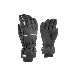 Salomon Damskie rękawice narciarskie Desire GTX W Black XS. Czarne rękawiczki damskie Salomon, bez wzorów, z lycry. W wyprzedaży za 259,00 zł.