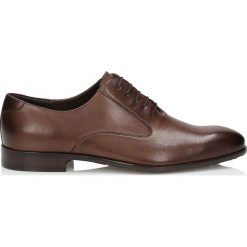 Buty wizytowe męskie: Brązowe półbuty wizytowe
