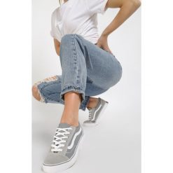 Szare Trampki Diolato. Szare buty sportowe damskie Renee, z aplikacjami, z gumy, klasyczne. Za 79,99 zł.