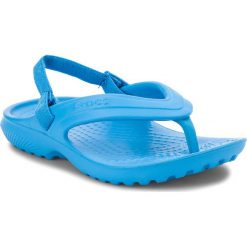 Sandały CROCS - Classic Flip K 202871 Ocean. Niebieskie sandały chłopięce Crocs, z gumy, bez zapięcia. W wyprzedaży za 69,00 zł.