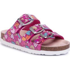Klapki DR. BRINKMANN - 500290 S Pink 43. Różowe sandały dziewczęce Dr. Brinkmann, ze skóry ekologicznej, bez zapięcia. Za 149,00 zł.