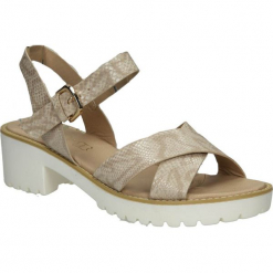SANDAŁY S.BARSKI 128-3. Szare sandały damskie S.barski. Za 49,99 zł.