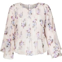 Top LOVESHACKFANCY PAULETTE. Różowe bluzki damskie LoveShackFancy, bez wzorów, z falbankami. W wyprzedaży za 1636,00 zł.