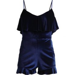 Kombinezony damskie: Oh My Love FRILL FRONT Kombinezon navy