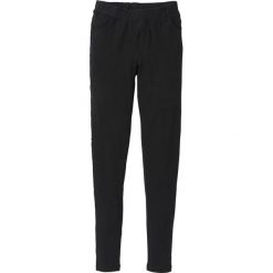 Legginsy z kieszeniami bonprix czarny. Czarne legginsy marki bonprix. Za 44,99 zł.