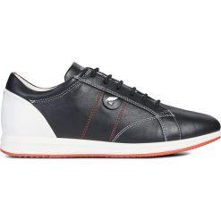 Geox Avery Tenisówki Czarny. Czarne trampki i tenisówki damskie Geox, bez wzorów, ze skóry, bez zapięcia. Za 464,95 zł.