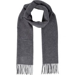 Johnstons Cashmere GARVALD Szal mid grey. Szare szaliki damskie marki Johnstons Cashmere, z kaszmiru. W wyprzedaży za 503,20 zł.
