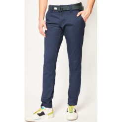 Spodnie materiałowe Tommy Jeans Tjm Scanton Dobby DM0DM07361. Niebieskie jeansy męskie Tommy Jeans, m, bez wzorów. W wyprzedaży za 259,00 zł.