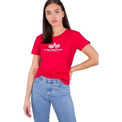Koszulka Alpha Industries New Basic T Wmn 196051-328. Czarne koszulki damskie Alpha Industries, xl, bez wzorów, bez kołnierzyka. Za 64,99 zł.