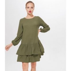 Sukienka z poliestru Repreve® Eco Aware - Khaki. Brązowe sukienki damskie Mohito, s. Za 119,99 zł.