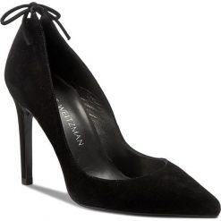 Szpilki: Szpilki STUART WEITZMAN – Peekabow Black Suede