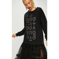 Answear - Bluza Manifest Your Style Good At Being Bad. Czarne bluzy damskie ANSWEAR, s, z nadrukiem, z bawełny, bez rękawów, bez kaptura. W wyprzedaży za 99,90 zł.