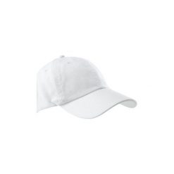 Czapka z daszkiem fitness. Białe czapki z daszkiem damskie marki DOMYOS, z bawełny. Za 19,99 zł.