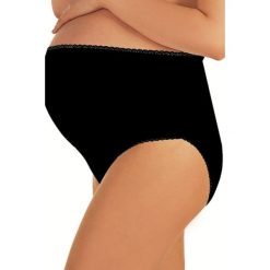 Bielizna ciążowa: Figi mama maxi czarne r. XXL