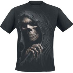 Spiral Grim Ripper T-Shirt czarny. Czarne t-shirty męskie Spiral, l, z nadrukiem, z bawełny, z okrągłym kołnierzem. Za 74,90 zł.