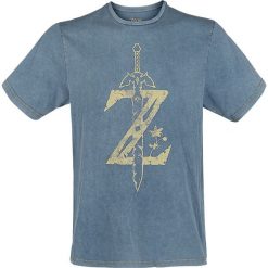 T-shirty męskie z nadrukiem: The Legend Of Zelda Logo T-Shirt niebieski