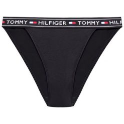 Figi klasyczne TOMMY HILFIGER UW0UW00704. Niebieskie figi damskie TOMMY HILFIGER, s, bez wzorów, z elastanu. W wyprzedaży za 89,00 zł.