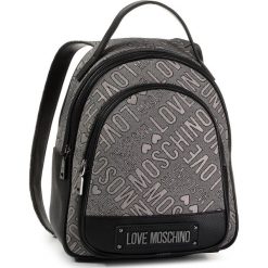 Plecak LOVE MOSCHINO - JC4218PP08KC190A Nero. Szare plecaki damskie Love Moschino, bez wzorów, ze skóry ekologicznej, eleganckie. Za 899,00 zł.