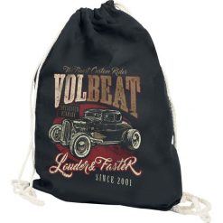 Volbeat Louder And Faster Torba treningowa czarny. Czarne plecaki męskie marki Volbeat, bez wzorów. Za 54,90 zł.