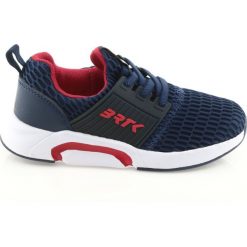 Bartek 55110 Buty sportowe wsuwane granatowe. Czerwone buty dziewczęce sportowe Bartek, bez wzorów, ze skóry, bez zapięcia. W wyprzedaży za 129,00 zł.