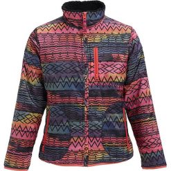 Dwustronna bluza polarowa "Snktwo" w kolorze różowo-fioletowo-granatowym. Różowe bluzy dziewczęce marki Burton Kids, z polaru. W wyprzedaży za 212,95 zł.