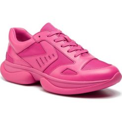 Sneakersy TORY BURCH - Bubble Lace Up Sneakers 55119 Bright Pink/Bright Pink 654. Różowe półbuty damskie Tory Burch, ze skóry. W wyprzedaży za 599,00 zł.