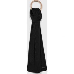 Calvin Klein - Szalik. Szare szaliki damskie Calvin Klein, z bawełny. Za 249,90 zł.