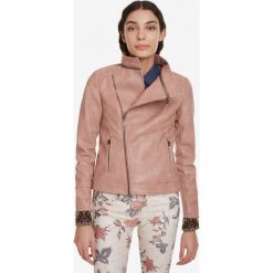 Desigual Dante Kurtka Beżowy. Brązowe kurtki damskie Desigual, na jesień, bez wzorów, z elastanu. Za 567,95 zł.