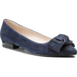Baleriny EVA MINGE - Lebrija 3C 18GR1372411ES 807. Niebieskie baleriny damskie Eva Minge, bez wzorów, ze skóry, bez obcasa. W wyprzedaży za 249,00 zł.