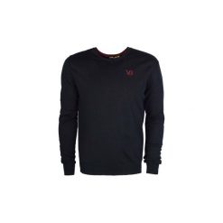 Swetry Versace Jeans B5GQB822 QUMM22. Niebieskie swetry męskie Versace Jeans, xl, bez wzorów, z jeansu, bez kołnierzyka, bez kaptura. Za 399,00 zł.