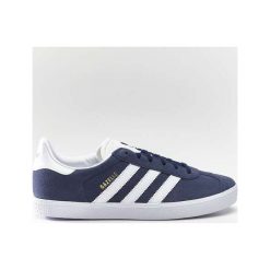 Niebieskie Stylowe Buty Adidas GAZELLE J 144. Niebieskie sneakersy damskie Molly.pl, z zamszu. Za 299,00 zł.