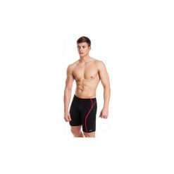 Spodenki pływackie BLAKE REVO 2XL 16 - czarny / czerwony. Czerwone spodenki sportowe męskie marki Aqua-Speed, xl, bez wzorów, z dzianiny, sportowe, na fitness i siłownię. Za 86,00 zł.